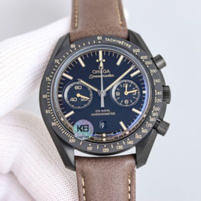 Replica OMEGA Watch Straps Speedmaster Moonwatch 9300 Matt Black DLC Watch